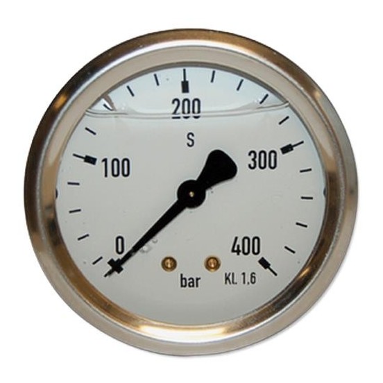 MANOMETRO POSTERIOR Ø.63 mm 0 - 600 BAR 1/4" M